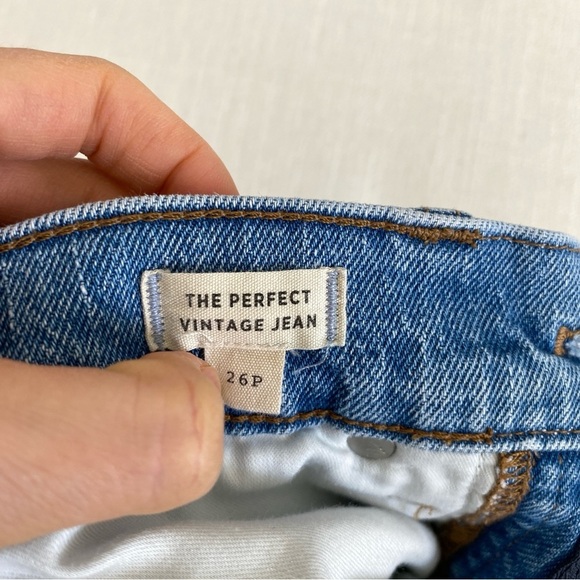 MADEWELL Perfect vintage straight jeans distressed 26 petite - Picture 11 of 12